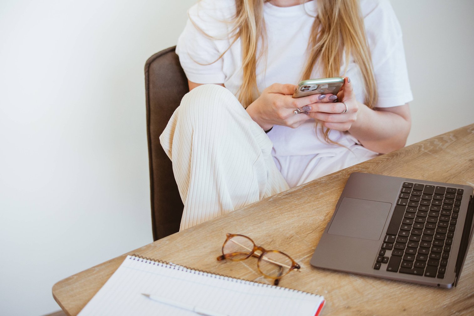 Woman Working from Home